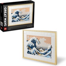 LEGO Hokusai Büyük Dalga 31208 – Sanatsever Yetişkinler Için Yılbaşı Hediyesi Fikri, 6 Zemin Hokusai'nin