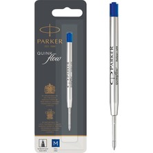 Parker 1950371 Quinkflow Tükenmez Kalem Yedeği, Orta Kalınlıkta Uç, Mavi