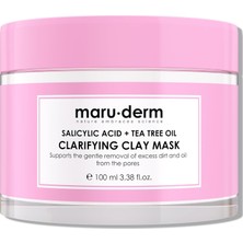 Maru.derm Maru. Salisilik Asit + Çay Ağacı Yağı Kil Maskesi 100 ml