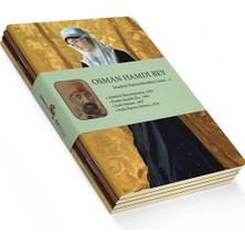 Retronote Hanımefendileri Serisi I - A6, Osman Hamdi Bey 4'lü Defter Seti I, Çizgisiz, Toplam 192 Sayfa, Her B