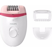 Philips Epilasyon Cihazı, Kablolu Kompakt , Dahili Işık, 2 Ayarı, Yıkanabilir Başlık, Masaj Hassas Başlık, S