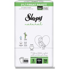 Sleepy 2' Fırsat Paketi Külot Bez 5 Numara Junior 58 Adet