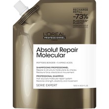 L'Oréal Professionnel L'oré Repair Molecular Tüm Yıpranmış Saçlar Için Arındırıcı Refill Şampuan 500ML