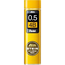 Pentel Mekanik Kurşun Kalem Ucu, 40 Adet, 0.5 Mm, 4b
