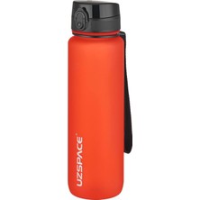 Uzspace Büyük Boy 28 cm 1000 ml 1 Litre Su Matarası 14 Renk Fiftyfifty Softtouch Fantasyred