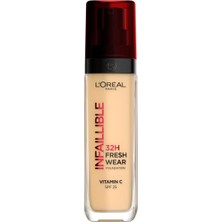 L'Oréal Paris L'oreal Infaillible 32H Wear C Vitaminli Fondöten - 120 Vanilla