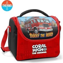 Coral High Kids Kırmızı Mavi Itfaiye Desenli Thermo Beslenme Çantası 37163