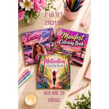Birikiyedi Manifest Collection | 3'lü Set Coloring Book Collection | Boyama Kitabı