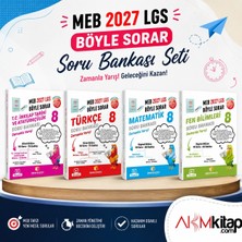 Akm Kitap Sinan Kuzucu 2027 8. Sınıf Türkçe Matematik Fen ve Inkılap Soru Bankası Seti 4 Kitap