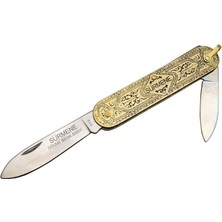 Hace Bazaar Metal Saplı Sürmene 013 Geleneksel Hediyelik Çakı 14 cm