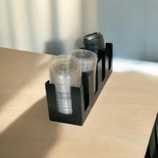 Empressco Dört Bölmeli Çok Amaçlı Bardak Kapak Standı, Tüm Boylar Için Uygun