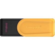 Kingston Datatraveler Exodia S USB Bellek - 512GB - USB 3.2 1 - USB Tip A - /sarı