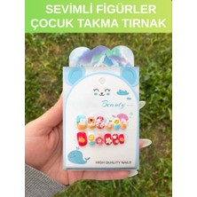 Empressco Renkli Çocuk Takma Tırnak Seti, Güvenli ve Eğlenceli Tasarım