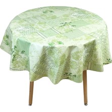 Greenleaves Elyaflı Masa Örtüsü 140 cm Yuvarlak