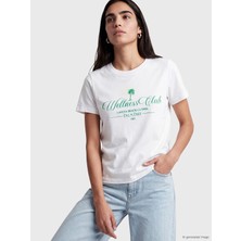 Lc Waikiki Yeni Sezon Baskılı %100 Pamuklu Kadın Tişört