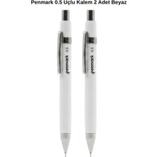 Penmark Triforce Versatil Kalem 0.5 Uçlu 2'li Beyaz