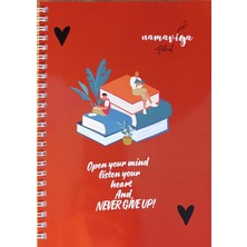 Namaviga Notebook A5 Spiralli Defteri 100 Sayfa-Çizgisiz ()