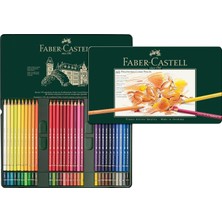 Faber-Castell Polychromos Kuru Kalemi, 60 Renk, Yumuşak Kalıcı Pigmentler, Suya Dayanıklı, Kolay Açılır Uç