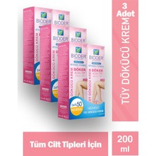 Bioder Tüy Dökücü Krem Kadınlara Özel 100 ml - 2. Ürün %50 Indirim Etiketli 3 Adet