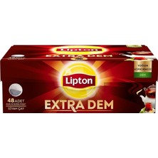 Lipton Extra Dem Demlik Süzen Poşet Çay (1 x 48 Adet), 153 G