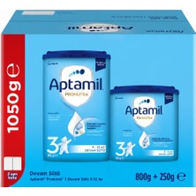 Nutrıcıa Aptamil Pronutra 1050GR (800+250GR) Devam Sütü No:3 (9-12 Ay) Avantaj Pk