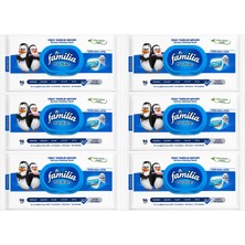 Familia Yüzey Temizlik Havlusu 96 Yaprak Maxi Hijyen Kabartma Doku Plastik Kapaklı 6 Lı Set 576 Yprk