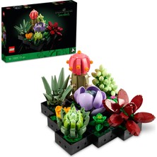 LEGO Botanicals Sukulentler 10309 – Yetişkinler Için 9 Farklı Bitki Saksı Içeren Dekoratif Yaratıcı Yapay