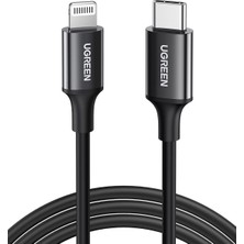 UGREEN , Mfi Usb-C & Lightning Data Şarj Kablosu, 1 Metre, , ‎60751