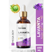 Gardone Lavanta Yağı 100 ml Soğuk Sıkım Cilt Bakımı Için %100 Doğal ve Saf Aroma