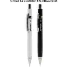 Penmark Triforce Versatil Kalem 0.7 Uçlu 2'li Siyah-Beyaz