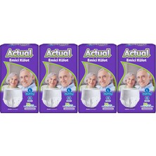 Actual Emici Külot Yetişkin Bezi L - Large - Büyük (Islaklık Göstergeli) 120 Adet