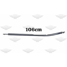 Universal Toyota Corolla Sol Arka Cam Dış Sıyırıcı Krom 2013-2018 75740-12440-ITQ