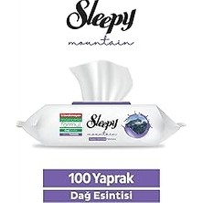 Hace Bazaar Sleepy Mountain Yüzey Temizlik Havlusu Mendili Dağ Esintisi 100 Yaprak -Hcb