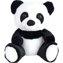 Empressco Sevimli Siyah Beyaz Peluş Panda 45 Cm, Nakış Gözlerle Çok Tatlı!