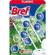 Hace Bazaar Bref Power Active Çam Kokulu 3'lü Klozet Bloğu 3 x 50 G -Hcb