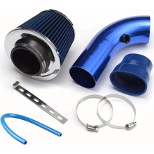 Koto 76MM Performans Hava Filtre Borusu Kiti Alüminyum Mavi