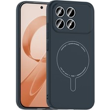 Nanospace Xiaomi Poco F8 Pro Kılıf M-Safe Şarj Özellikli Kamera Korumalı Elio Sert Pc Kapak