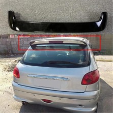 X Power Tuning Peugeot 206 Hb 1998.2006 Plastik Parlak Siyah Boyalı Spoiler