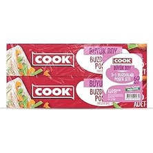 Hace Bazaar Cook Buzdolabı Poşeti 3+1 Ekonomik Paket Büyük Boy 30 x 45 Cm, 60 Yaprak, 4 Paket -Hcb
