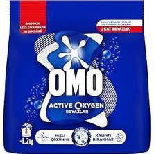 Hace Bazaar Omo Active Oxygen Toz Çamaşır Deterjanı Beyazlar Için, 1.2 kg -Hcb