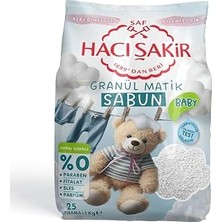 Vintessy Hacı Şakir Granül Matik Sabun Otomatik Makineler Için Sabun 25 Yıkama (1 x 1000 G)