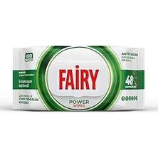 Vintessy Fairy Çok Amaçlı Yüzey Temizlik Havlusu 100 Yaprak | Beyaz Sabun | Beyaz Sirke & Karbonat | 48 S