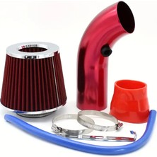 Koto 76MM Performans Hava Filtre Borusu Kiti Alüminyum Kırmızı