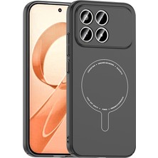 Nanospace Xiaomi Poco F8 Pro Kılıf M-Safe Şarj Özellikli Kamera Korumalı Elio Sert Pc Kapak