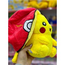 Empressco Peluş Pikachu Kostüm Fermuarlı, Rahat ve Eğlenceli Giyilebilir Tasarım