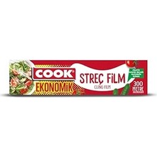 Vintessy Cook Edt Streç Film, Pe, Sarı, 30 cm x 300 M