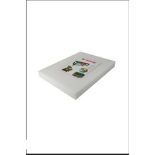 Empressco Beyaz Polietilen Kesim Tahtası, Et ve Meyve Doğrama, 40X25X2 cm