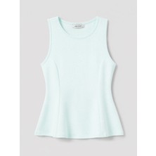 Lc Waikiki Yeni Sezon Bisiklet Yaka Peplum Bluz