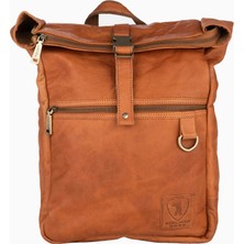 Berliner Bags Utrecht Vintage Hakiki Deri 15 Inç Laptop Bölmeli Unisex Sırt Çantası