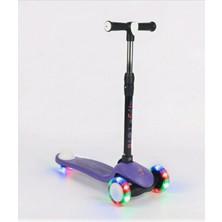 Empressco Yüksekliği Ayarlanabilir Katlanabilir Çocuk Scooter, LED Işıklı, Frenli